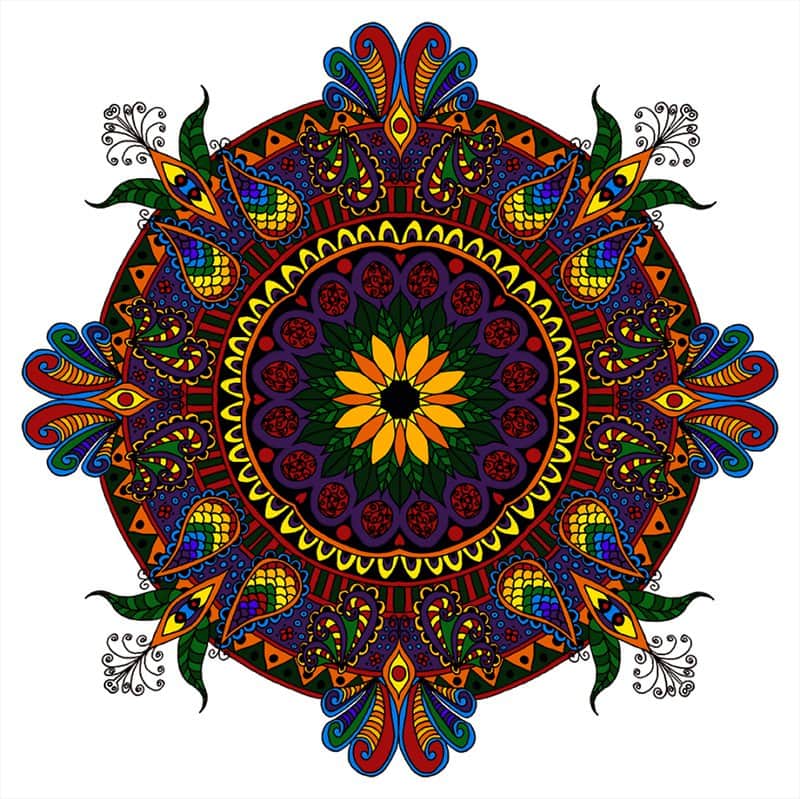 This Artist Creates Awesome Mandala Art Templates And Gives Them Away