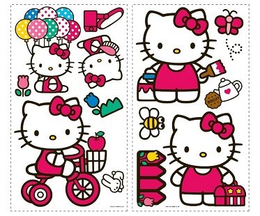 Hello Kitty Wall Decals