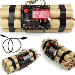 Defusable Bomb Alarm Clock