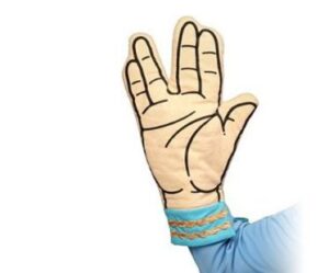 star trek oven glove