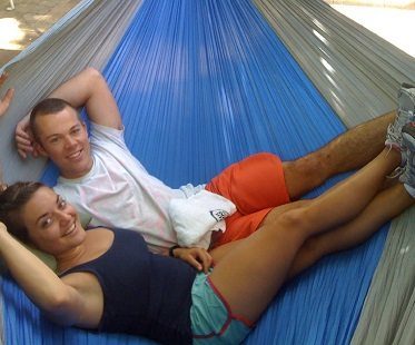 large portable hammock couple