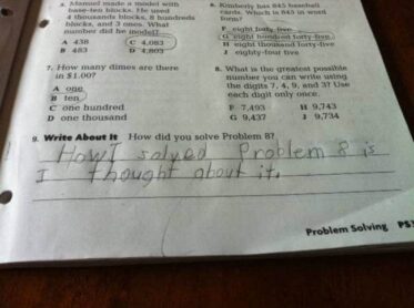 20 Brilliant test answers given by kids. Some of these are genius! - Part 2