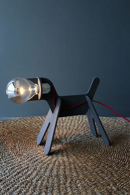 dog bulb head lamp