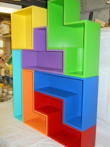 This Guy Created His Own Tetris Themed Shelves And The Results Are Awesome