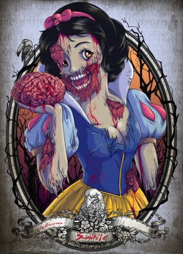 What Disney Princesses Would Look Like If They Were Zombies