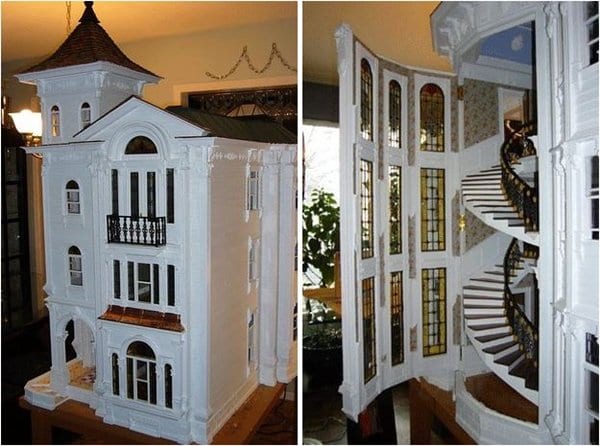 a beautiful doll house