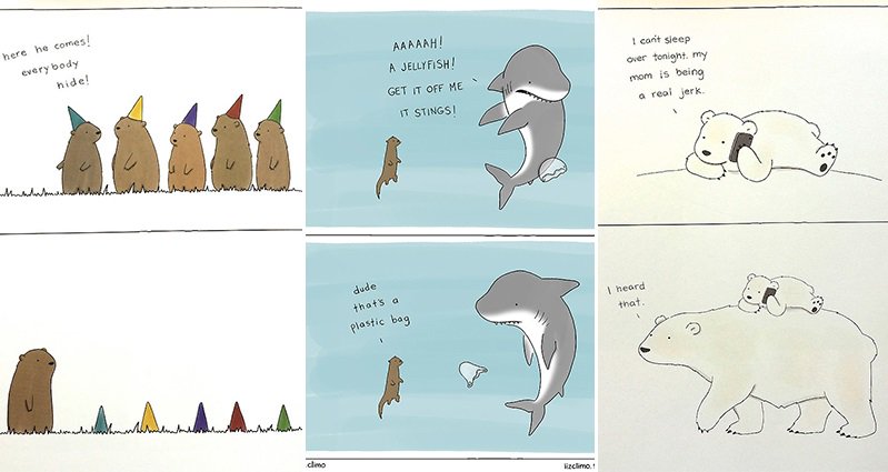 Illustrator Liz Climo Created These Cute And Hilarious Animal Cartoons