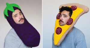 Phil Ferguson Crochets Awesome Food Hats And Shows Them Off