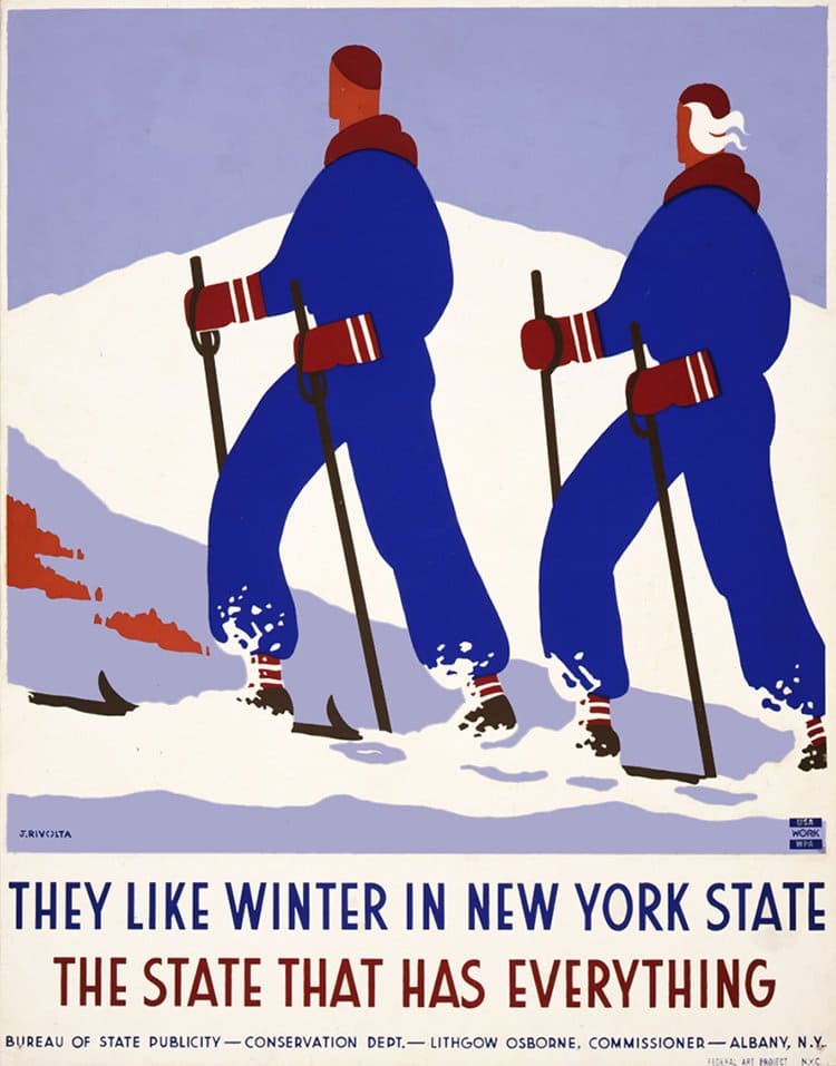 vintage travel posters new york state