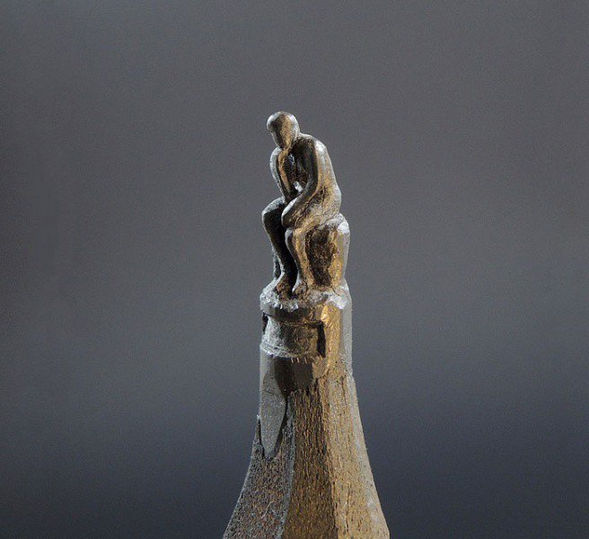 Jasenko Dordevic Creates Amazingly Detailed Sculptures Made Of Pencil Tips