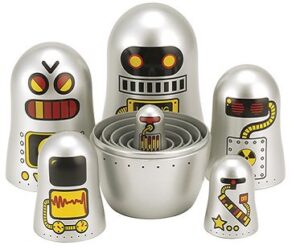 robot russian dolls