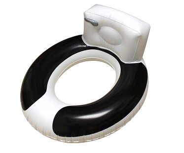 toilet seat float pool inflatable