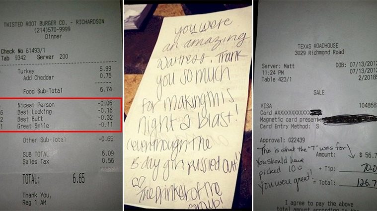 12 Adorable Notes Between Restaurant Customers And Servers