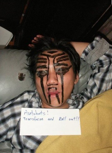 17 Passed Out People Whose Friends Hilariously Got The Better Of Them 1748