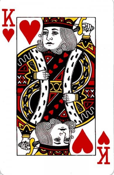 king and queen of hearts