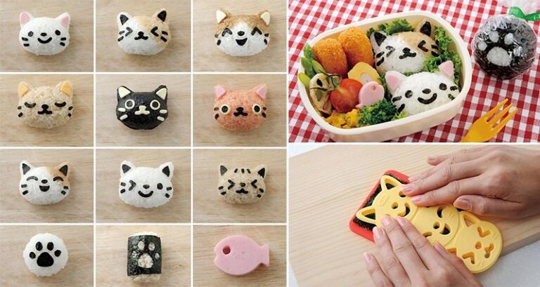 Turn Rice Balls Into Cute Kitties With This Purrfect Omusubi Kit
