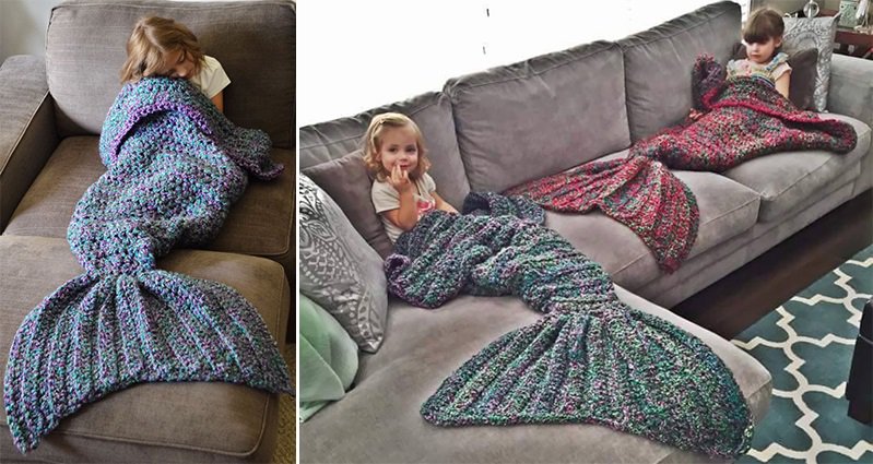 These Awesome Mermaid Tail Blankets Will Keep You Warm And Cozy This Winter