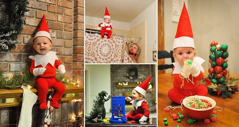 This Adorable Real-Life 'Elf On The Shelf' Gets Up To ...