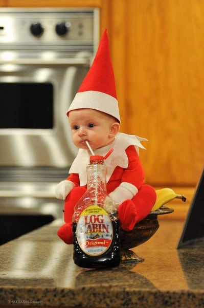 This Adorable Real Life Elf On The Shelf Gets Up To Hilarious Antics 7728