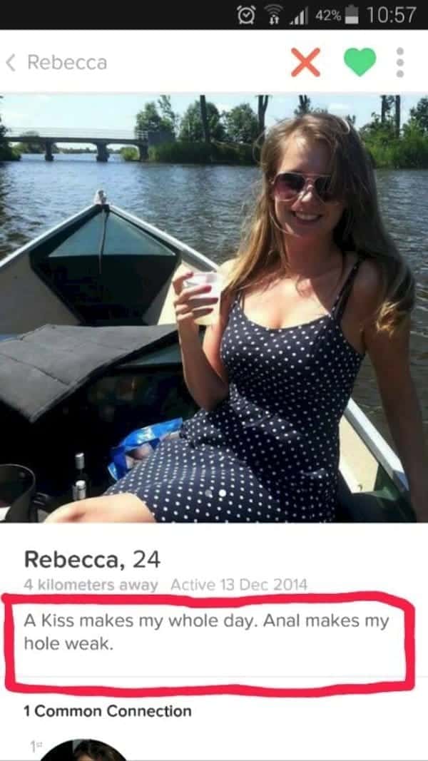 13 Girls' Tinder Profiles That Are Hilariously Crude Or Just Plain Weird