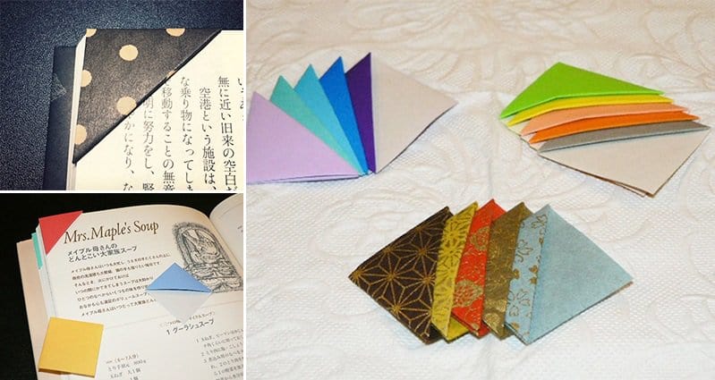 This Awesome DIY Origami Bookmark Is So Simple Anyone Can Make One