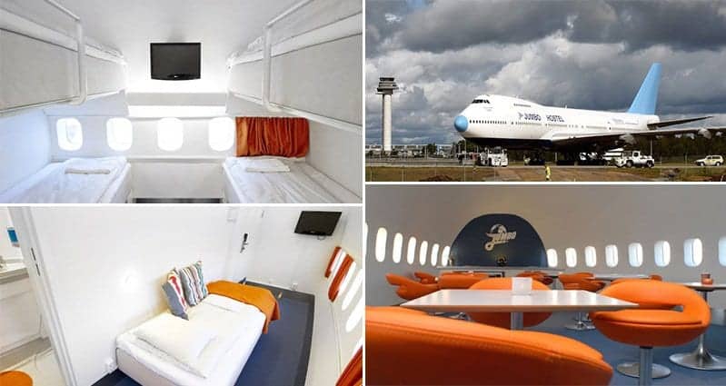 This Awesome Hotel Is Actually An Old Jumbo Jet That Has Been Refurbished