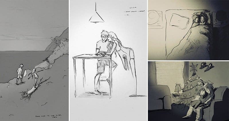 This Husband Drew Everyday Life With His Wife For 365 Days And The