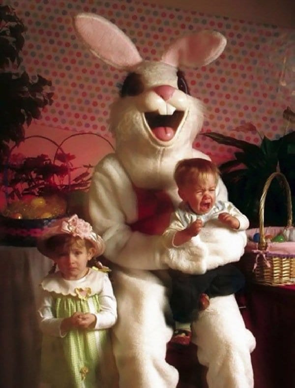 12 Easter Bunny Images From The Past That Will Give You The Creeps
