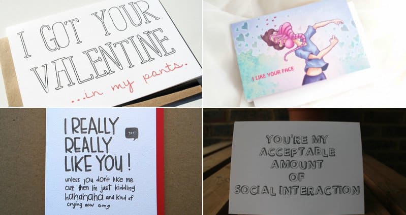 12 Awkward Love Cards For People Who Aren't Good At Romance