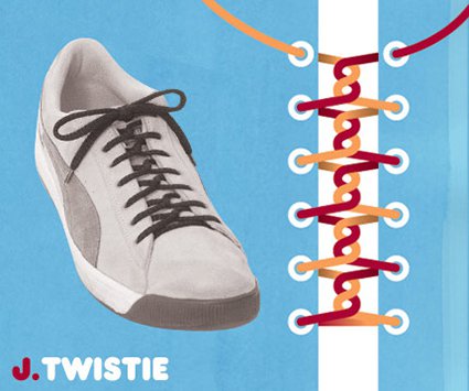 stylish way to tie shoelaces