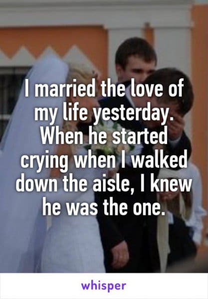 13 Brides And Grooms Confess What They Were Thinking On Their Wedding Day