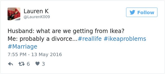 ikea jokes divorce tweet