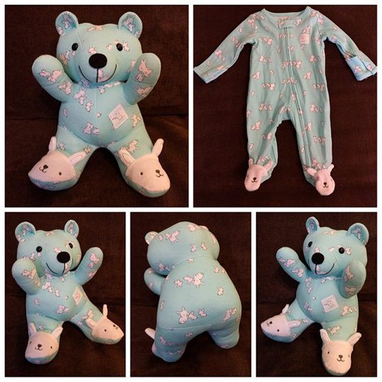 memory bears from clothing