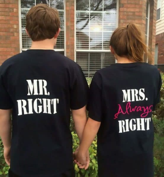 mr right t shirt