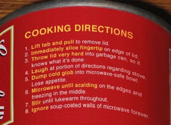 funny product instructions cooking soupfunny product instructions cooking soup