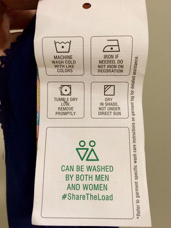 funny product instructions share the load