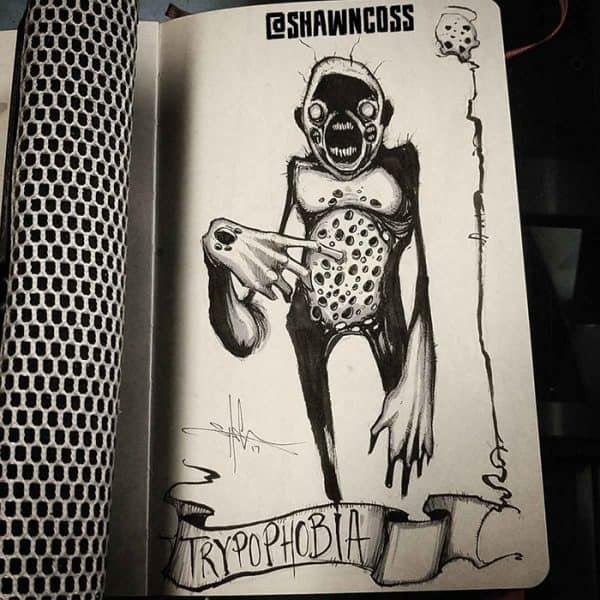 Shawn Coss Has Illustrated Phobias For Feartober And They're Awesome