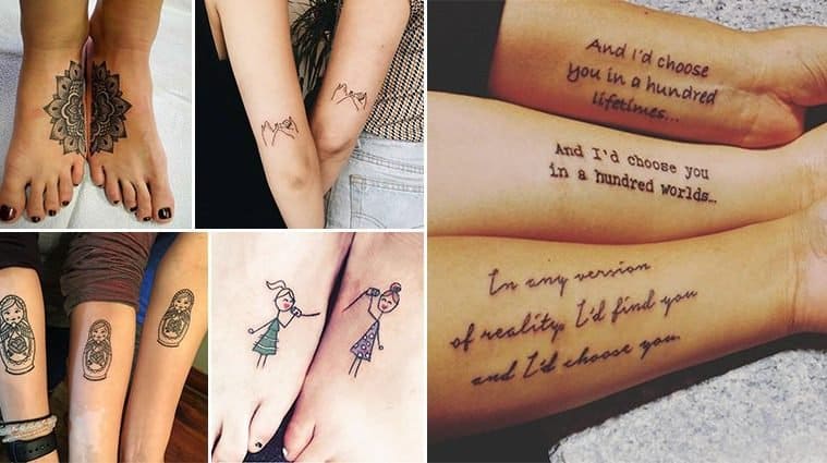 Awesome Tattoo Ideas For Sisters - Part 1