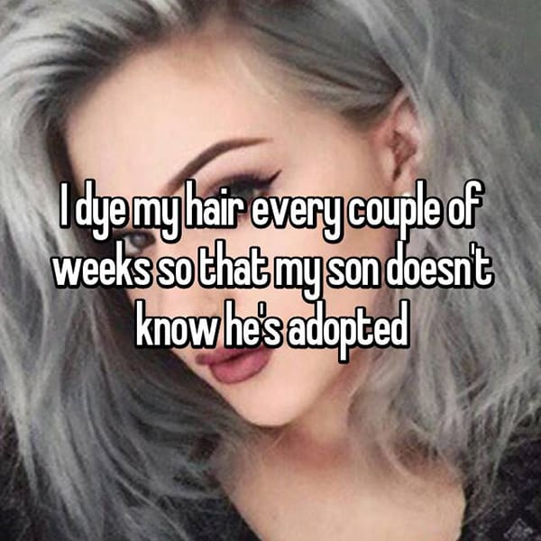 Shocking Adoption Secrets dye my hair