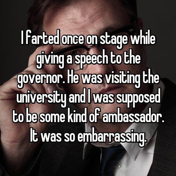 Public Speaking Horror Stories farted