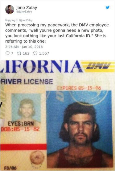 Guy Uses Funny Driver's License Photos to Troll The Government