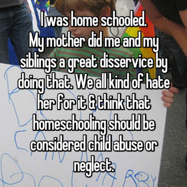 People Share What They Really Felt As Homeschooled Children