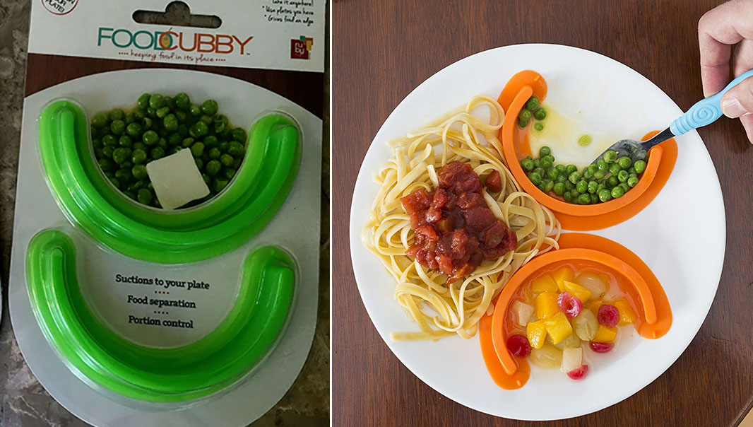 Plate separators for fussy eaters: This invention divides your