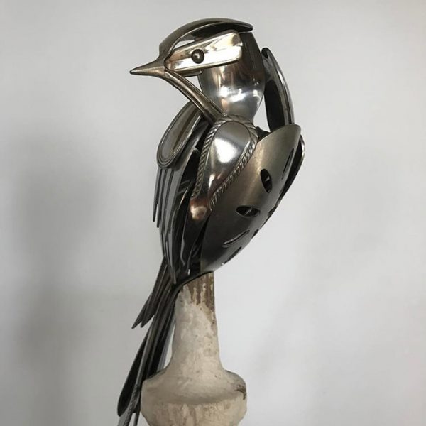 Artist Matt Wilson Uses Unwanted Scrap Metal To Create Beautiful Bird ...