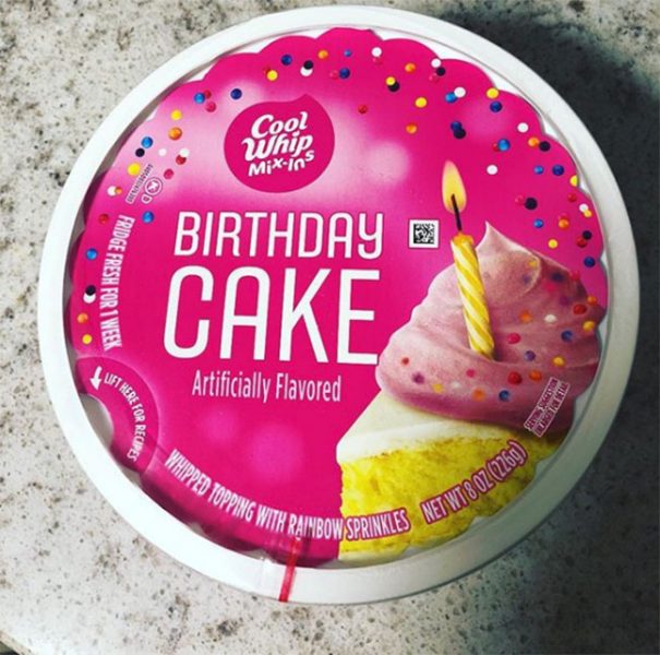 Birthday Cake Cool Whip Is Back On Store Shelves