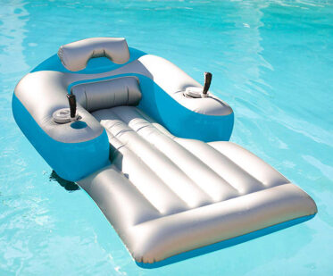 Up Your Game At The Pool With This Motorized Inflatable Pool Lounger