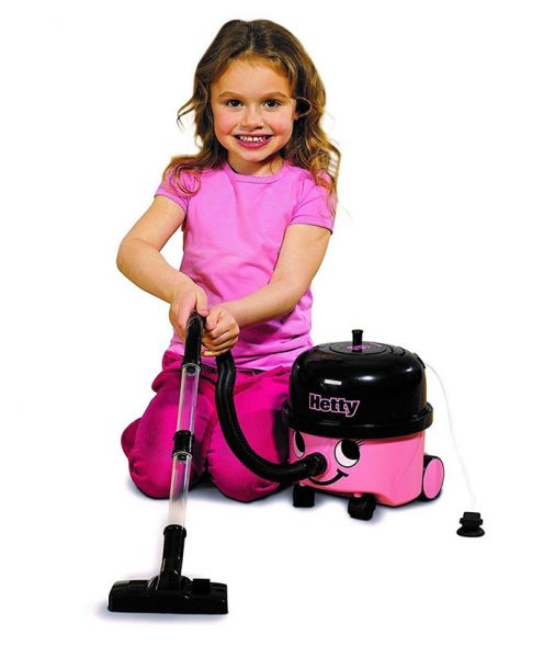 pink toy vacuum