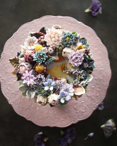 Talented Baker Atelier Soo Transforms Ordinary Cakes Into Flowery ...