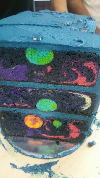 4-Year-Old Boy's Space-Themed Birthday Cake Reveals Hidden Universe ...