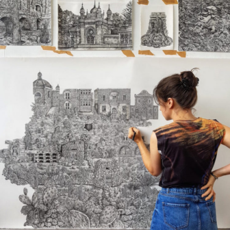 Artist Olivia Kemp Creates Super Detailed Drawings That Combines Real ...